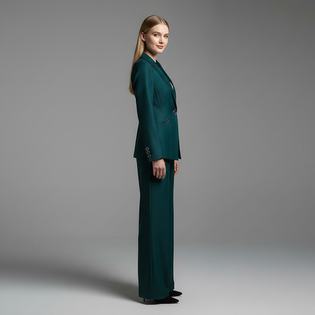 Ruby Elegant Blazer And Trousers Set