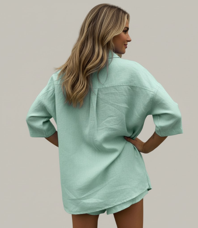 Venus Stylish Button Down Set
